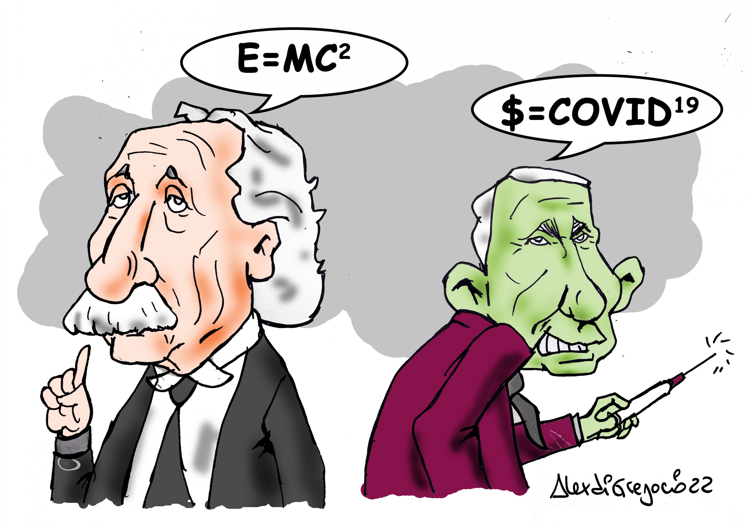 Einstein e Fauci