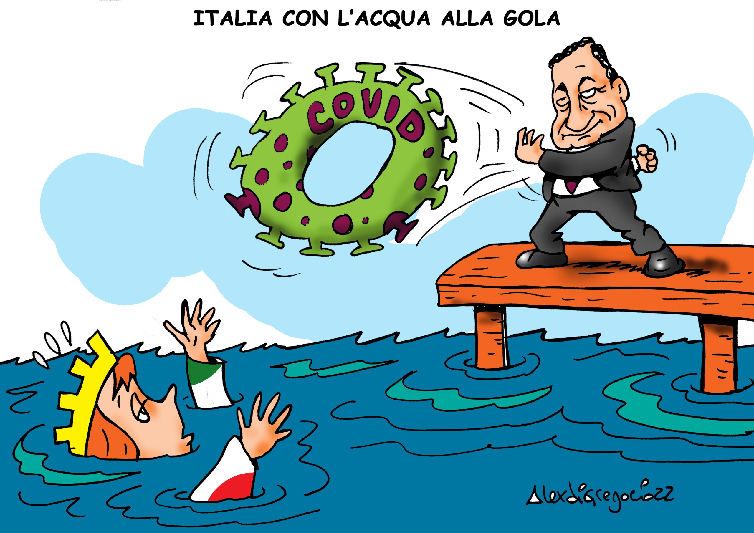 Italia con l’acqua alla gola