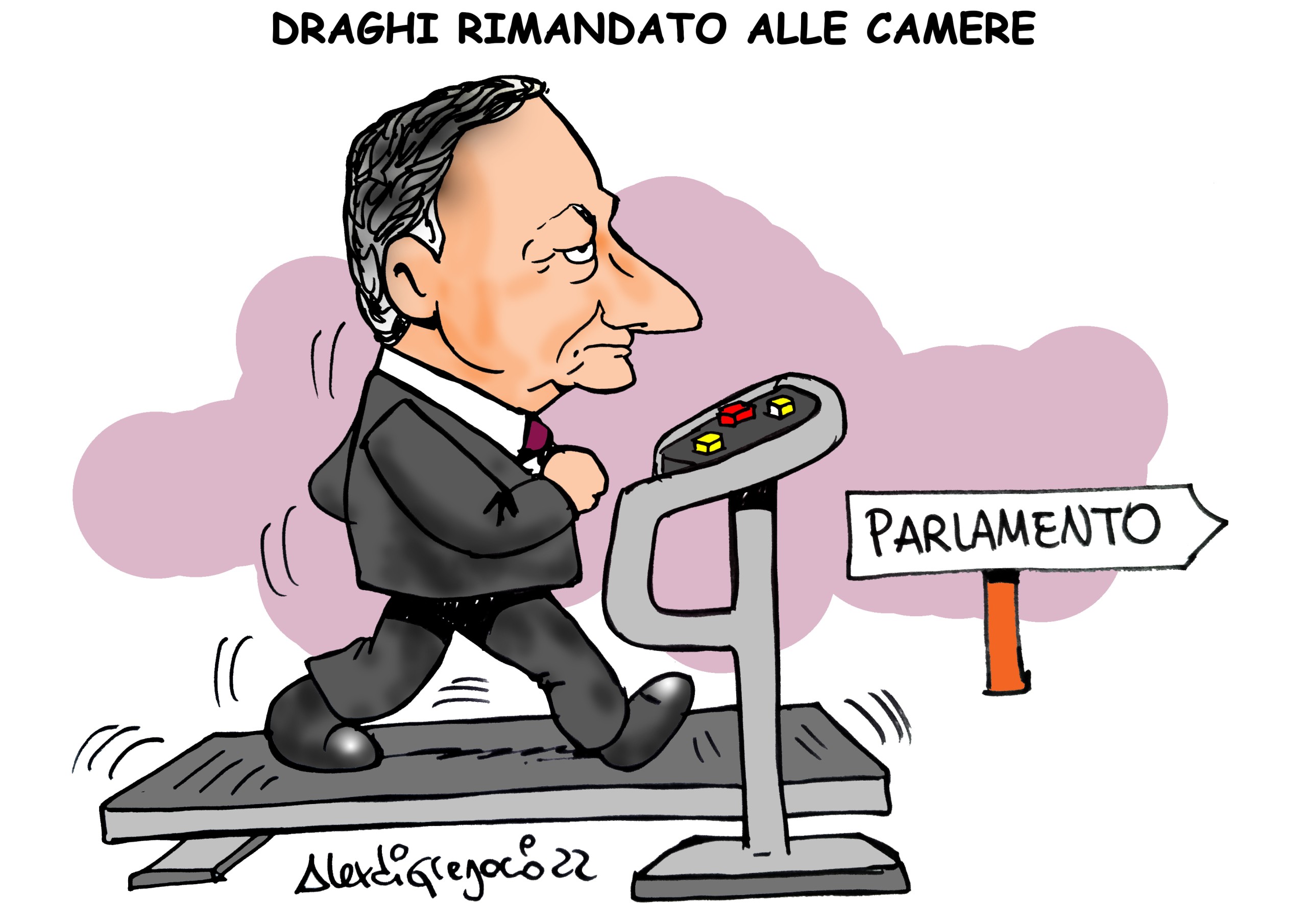 Draghi rimandato alle Camere