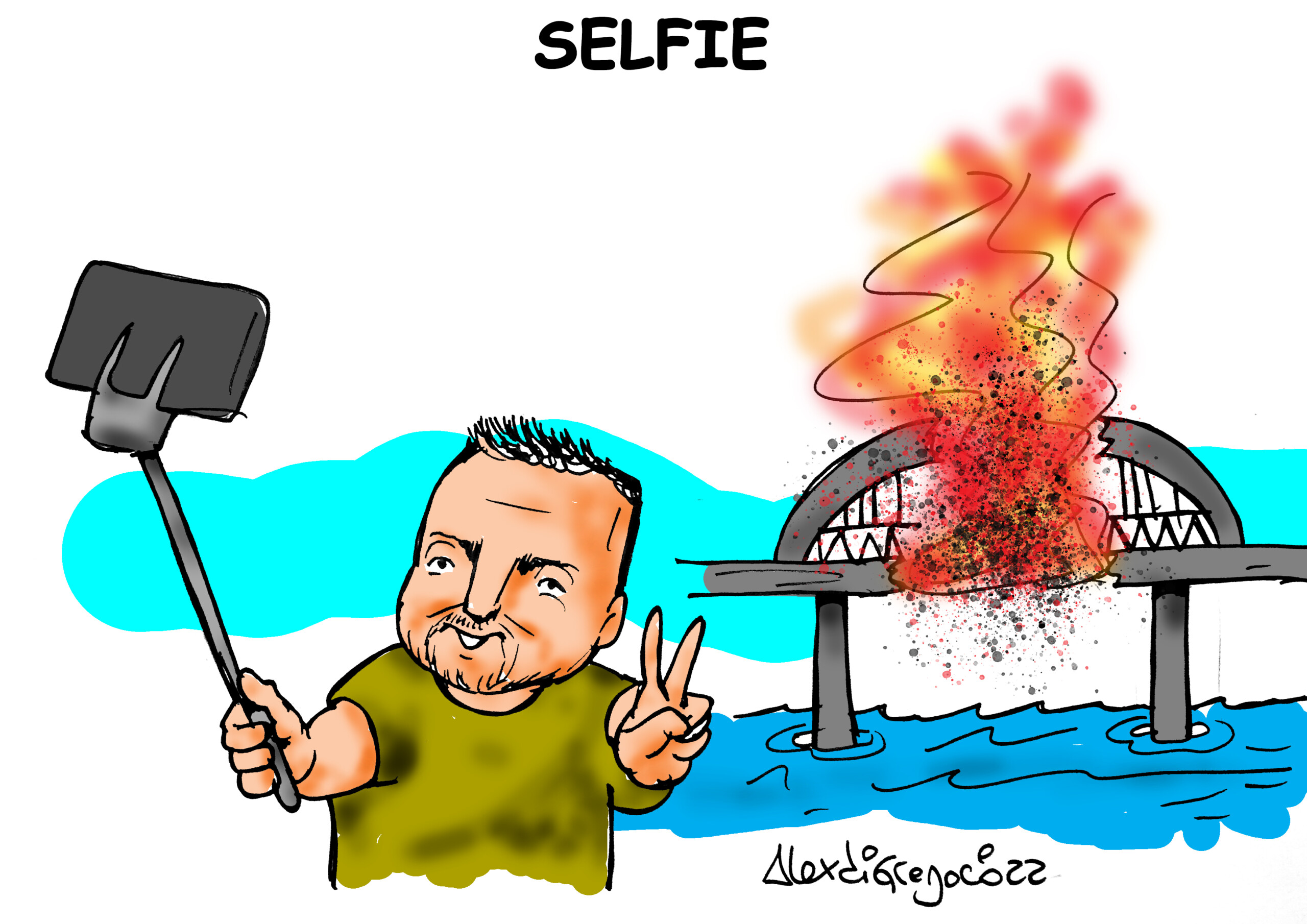 La Vignetta: “Selfie dalla Crimea”