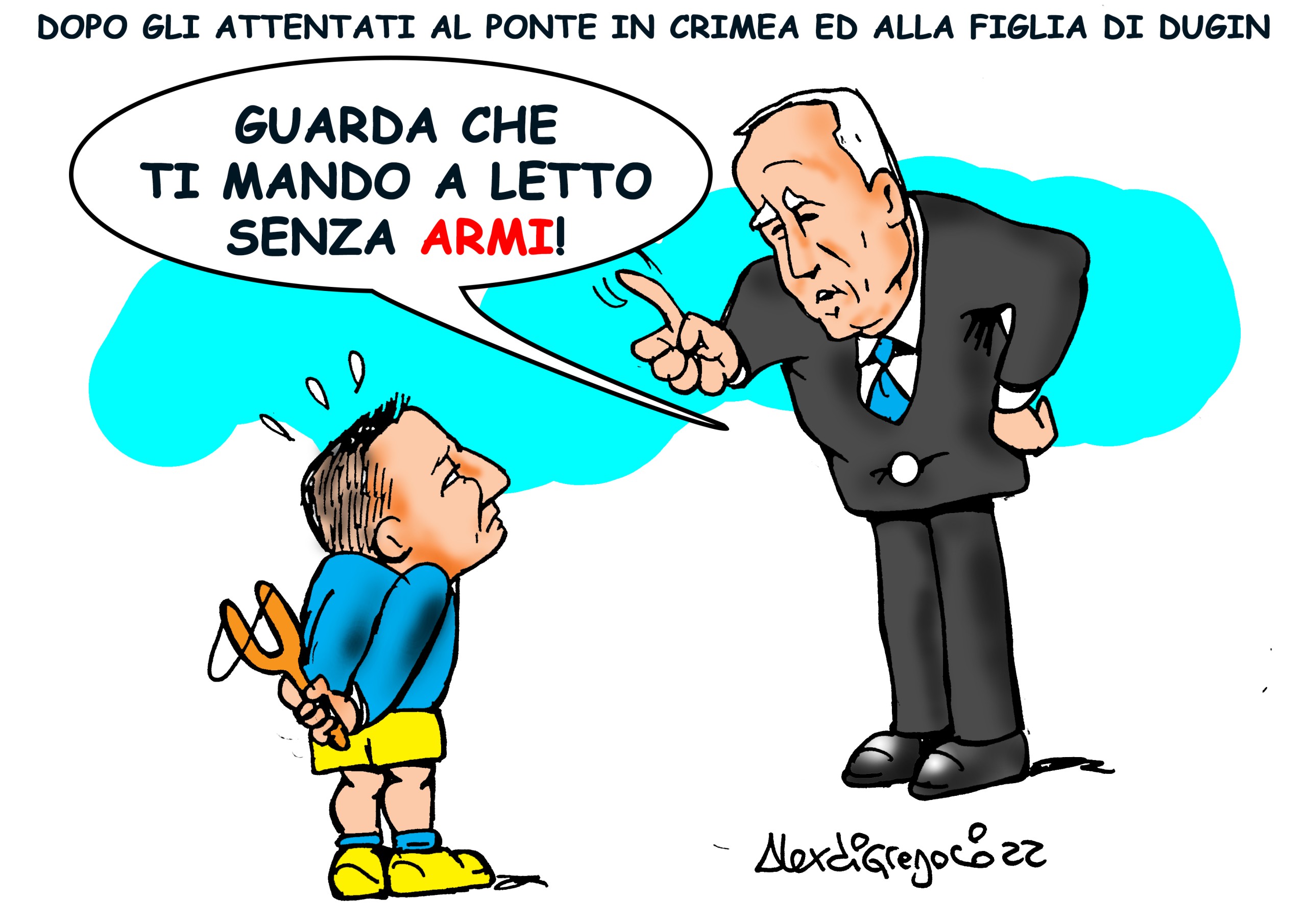 La Vignetta: “Biden sgrida Zelensky”
