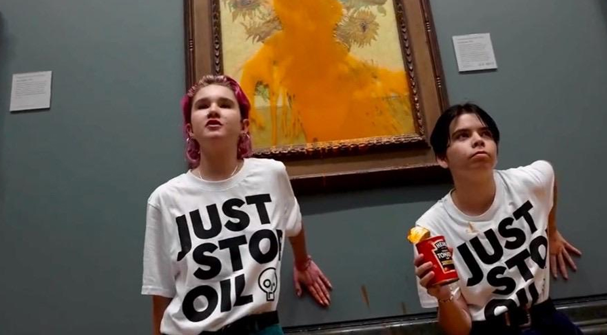 ALBERTO FERRIGOLO: “La magnate del petrolio Aileen Getty ammette di finanziare i giovani di “Just Stop Oil” che vandalizzano le più celebri opere d’arte nei musei”