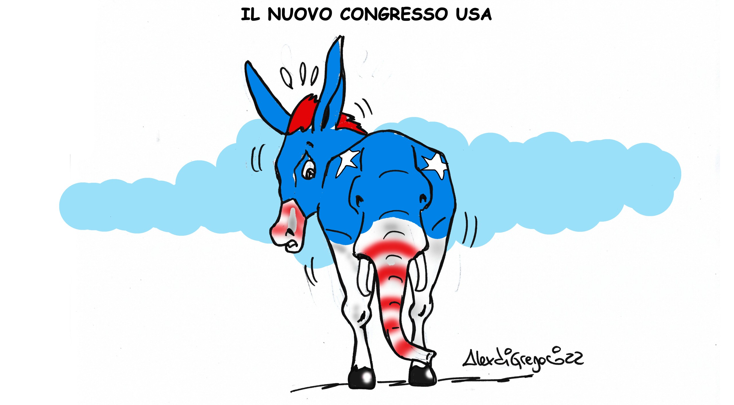 LA VIGNETTA di Alex Di Gregorio: “Il nuovo Congresso USA”