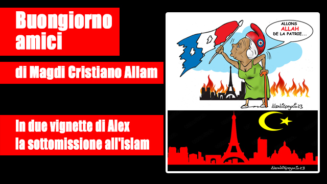 MAGDI CRISTIANO ALLAM: “In due vignette di Alex la sottomissione all’islam”
