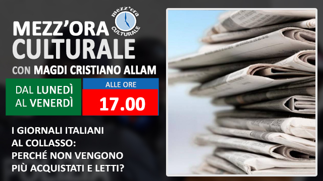 MARIALUISA BONOMO: “I giornali italiani al collasso: perché non vengono più acquistati e letti?”