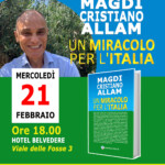 MARIALUISA BONOMO: “Domani, ore 18, Magdi Cristiano Allam a Bassano del Grappa. Presenta “Un miracolo per l’Italia”