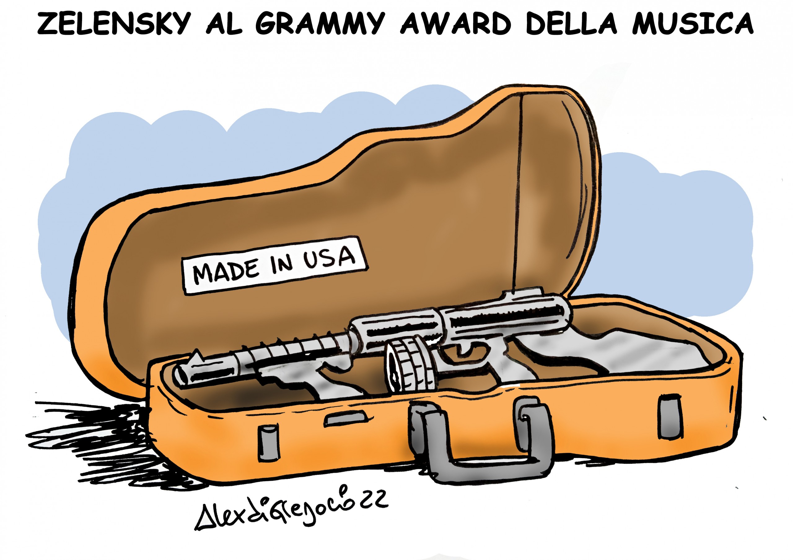 Zelensky al Music Grammy Award
